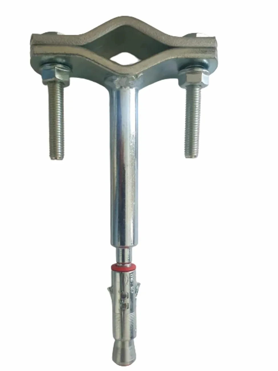 Zanca Espansione Misura A cm 15 Tondo Pieno 18 mm Pali 30/60 Cavallotto 35 sp 6 Serie Pesante cod 0394