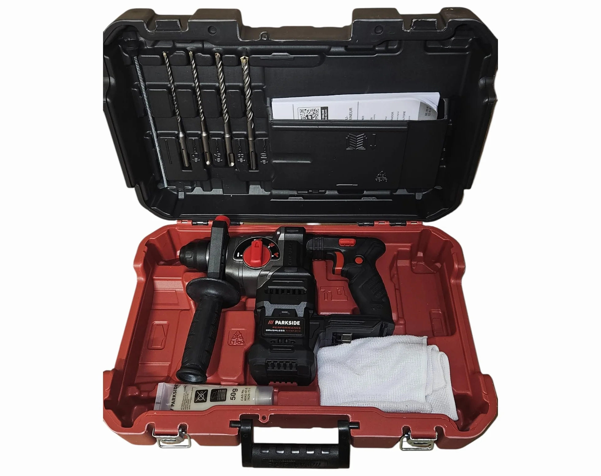Parkside PERFORMANCE® - Martello combinato a batteria da 20 V "PKHAP 20-Li B2", senza batteria e caricabatterie, SDS-Plus