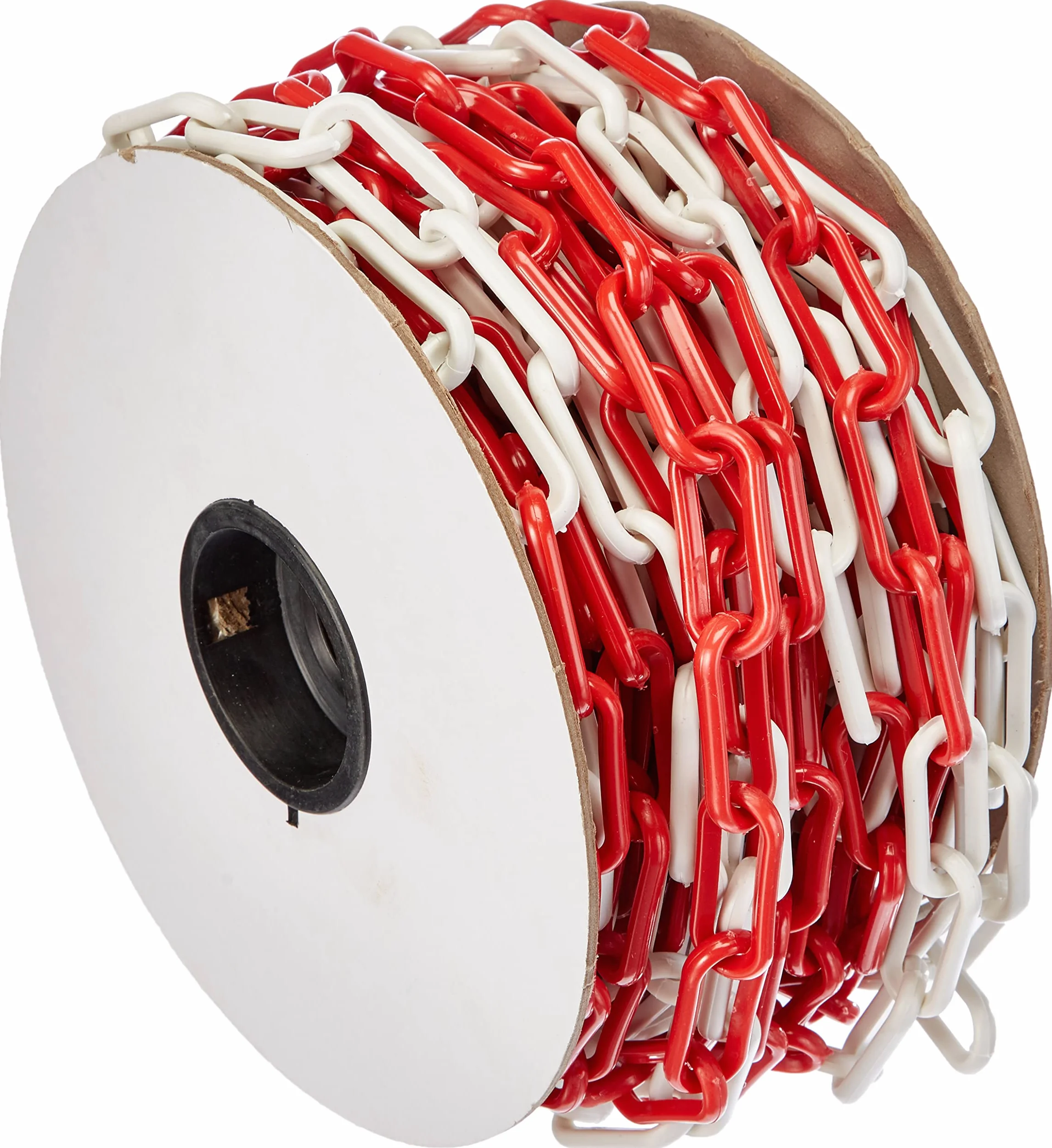 AFT 1041000 – Catena in plastica, bicolore, 6 mm, rotolo da 25 m, Rosso/Bianco