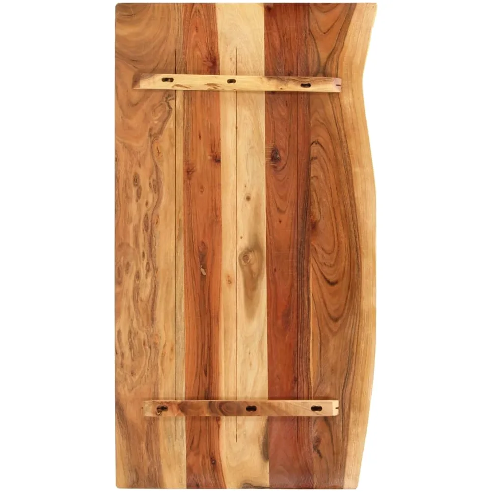 Piano mobile lavabo da bagno Acacia 100x52x3,8 cm