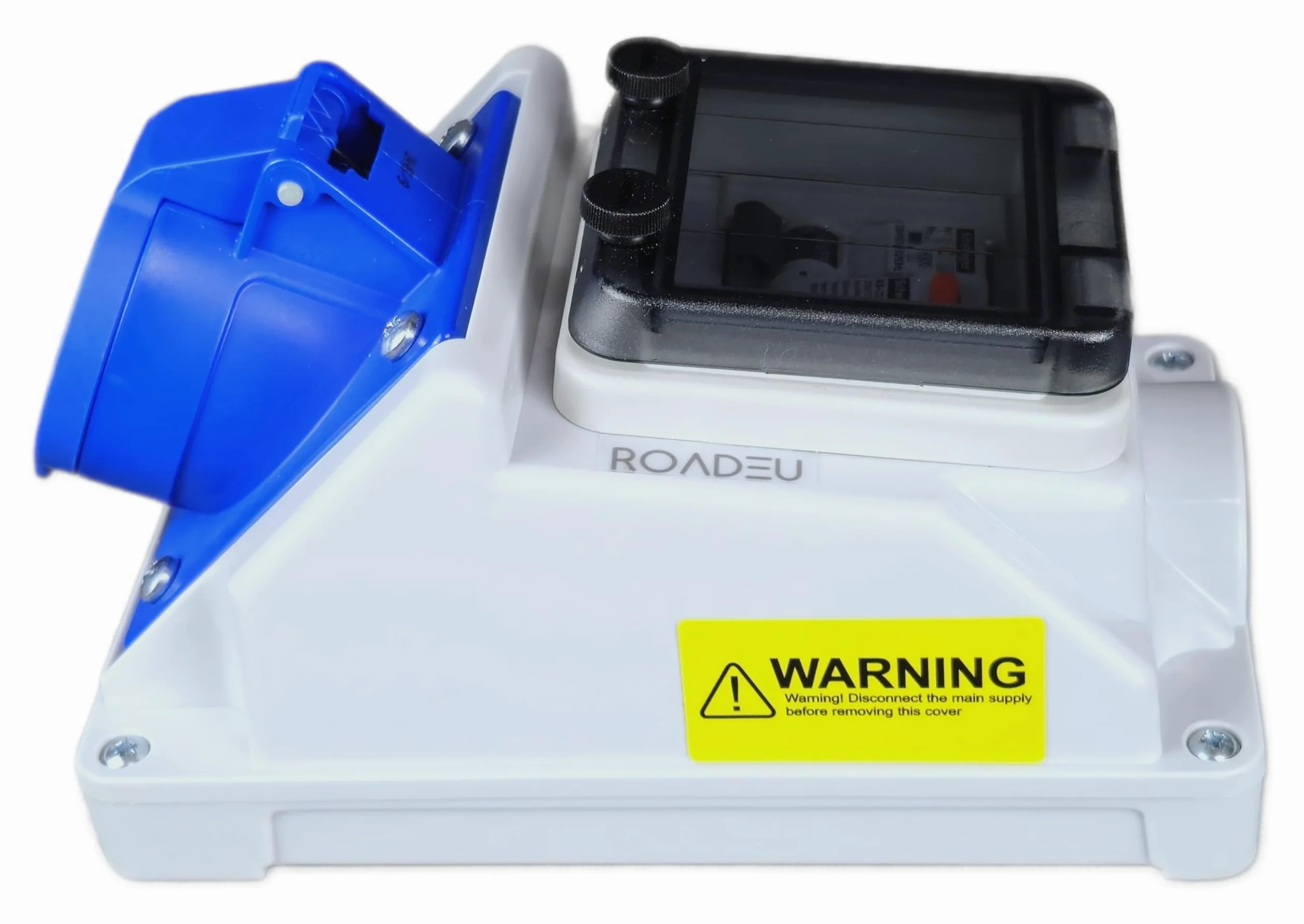 RoadEu - Presa CEE 16A e interruttore differenziale - 230V 3P Presa monofase con interruttore, presa a muro con interruttore automatico